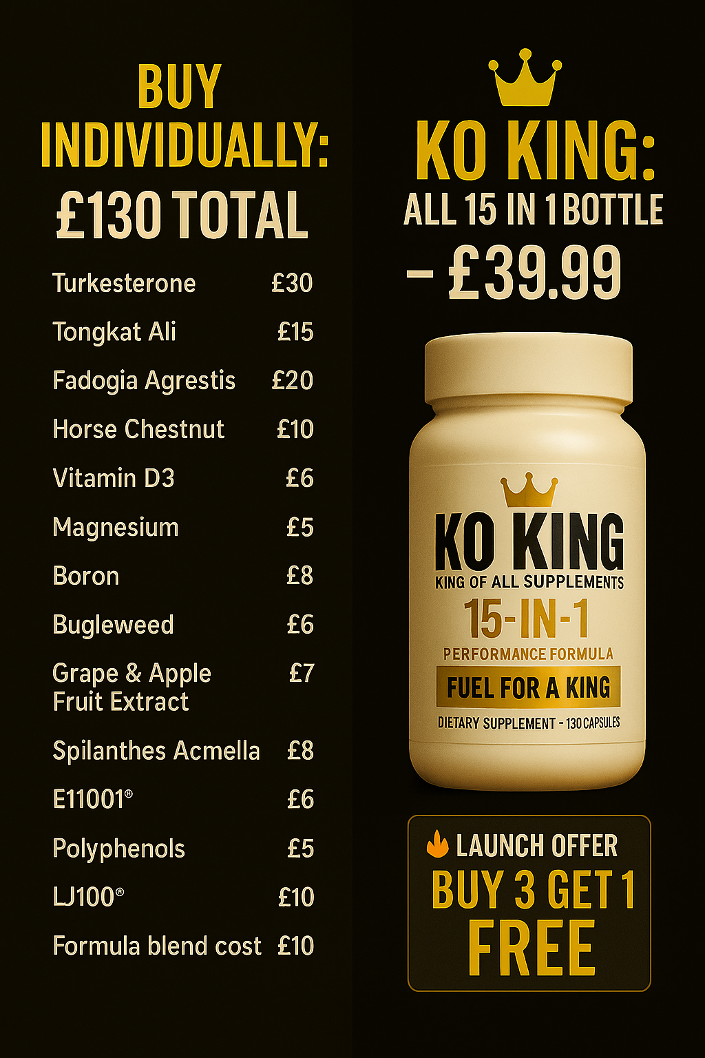 KO King - King Of All Supplements