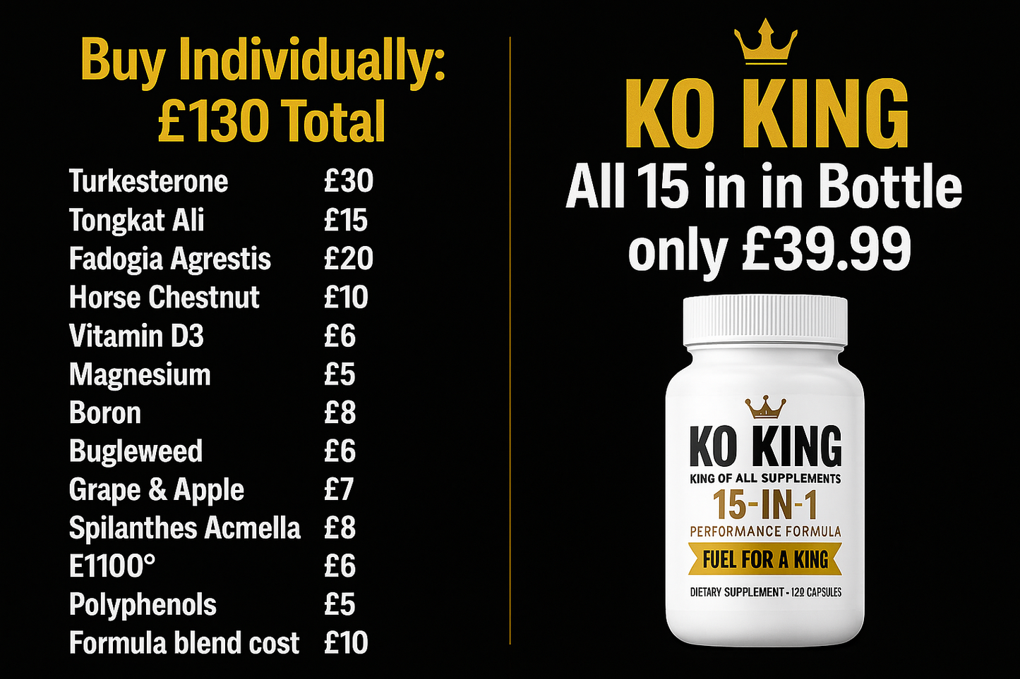 KO King - King Of All Supplements